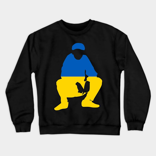 Ukrainian slav squat Crewneck Sweatshirt by Slavstuff